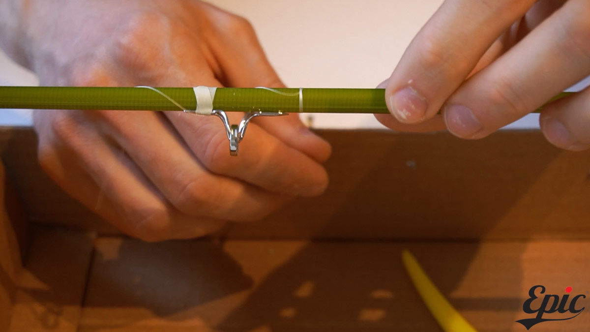 How To Wrap Fly Rod Guides - Fly Rod Building.