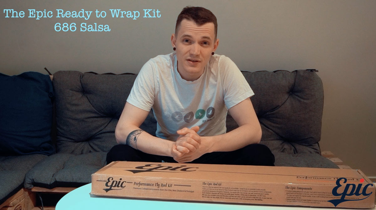 Unboxing 6 wt fiberglass fly rod building kit