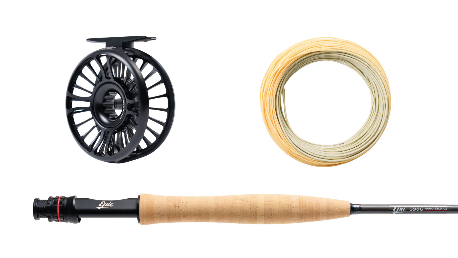 5wt 590G Carbon Fly Rod + Trutta Reel + Line Bundle