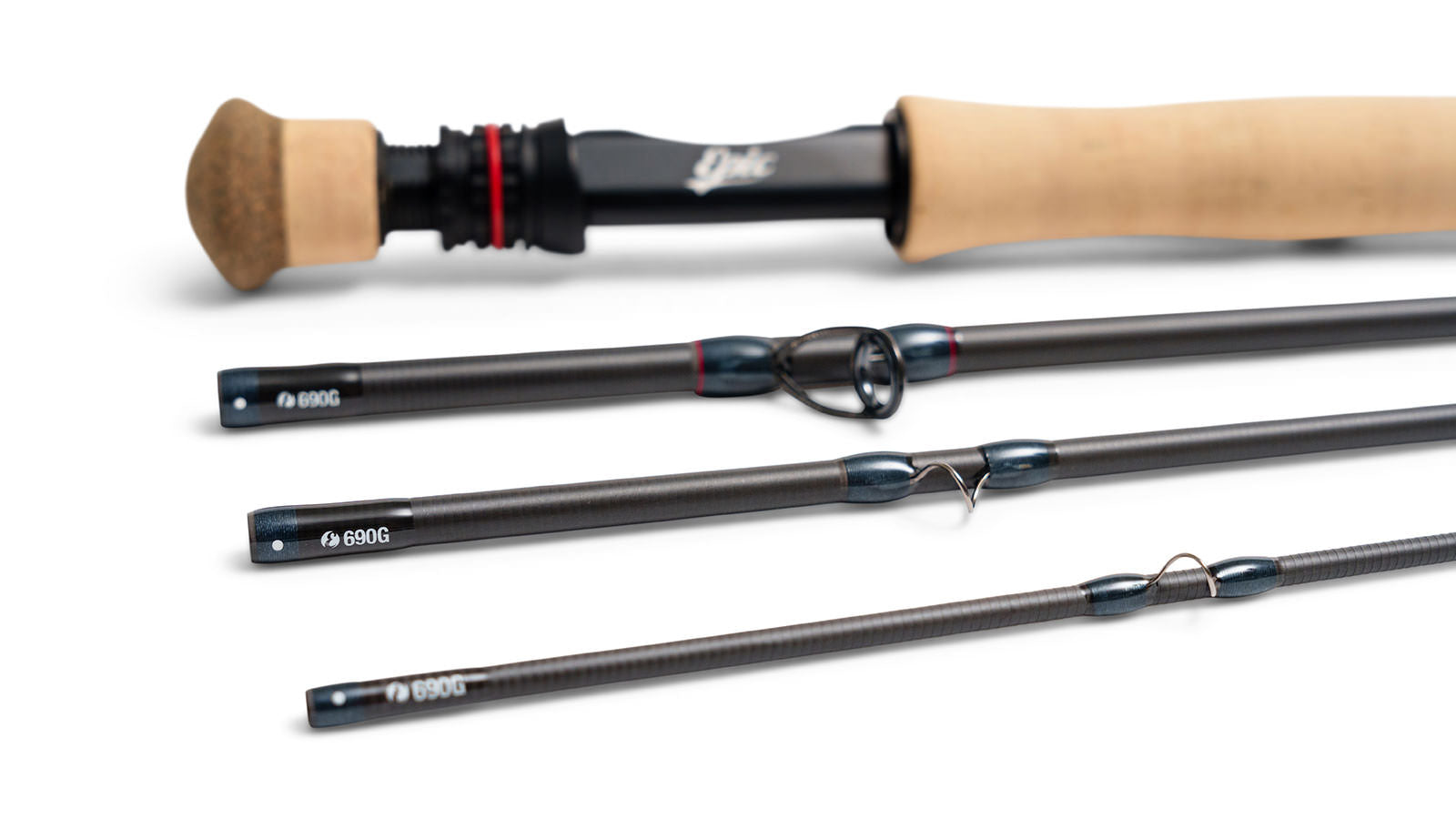 Reinforced ferrules on the Epic 690G Carbon Fiber Graphene Fly Rod