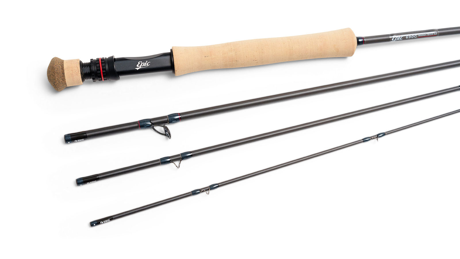 Epic 690G 6 weight 4 piece carbon fiber fly rod