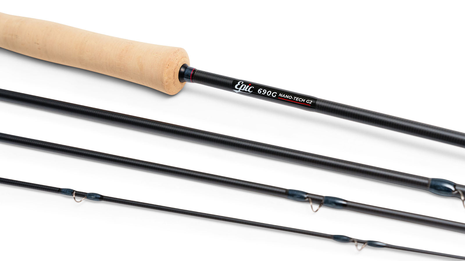 Decal on 690G 6 weight Carbon graphene fly rod