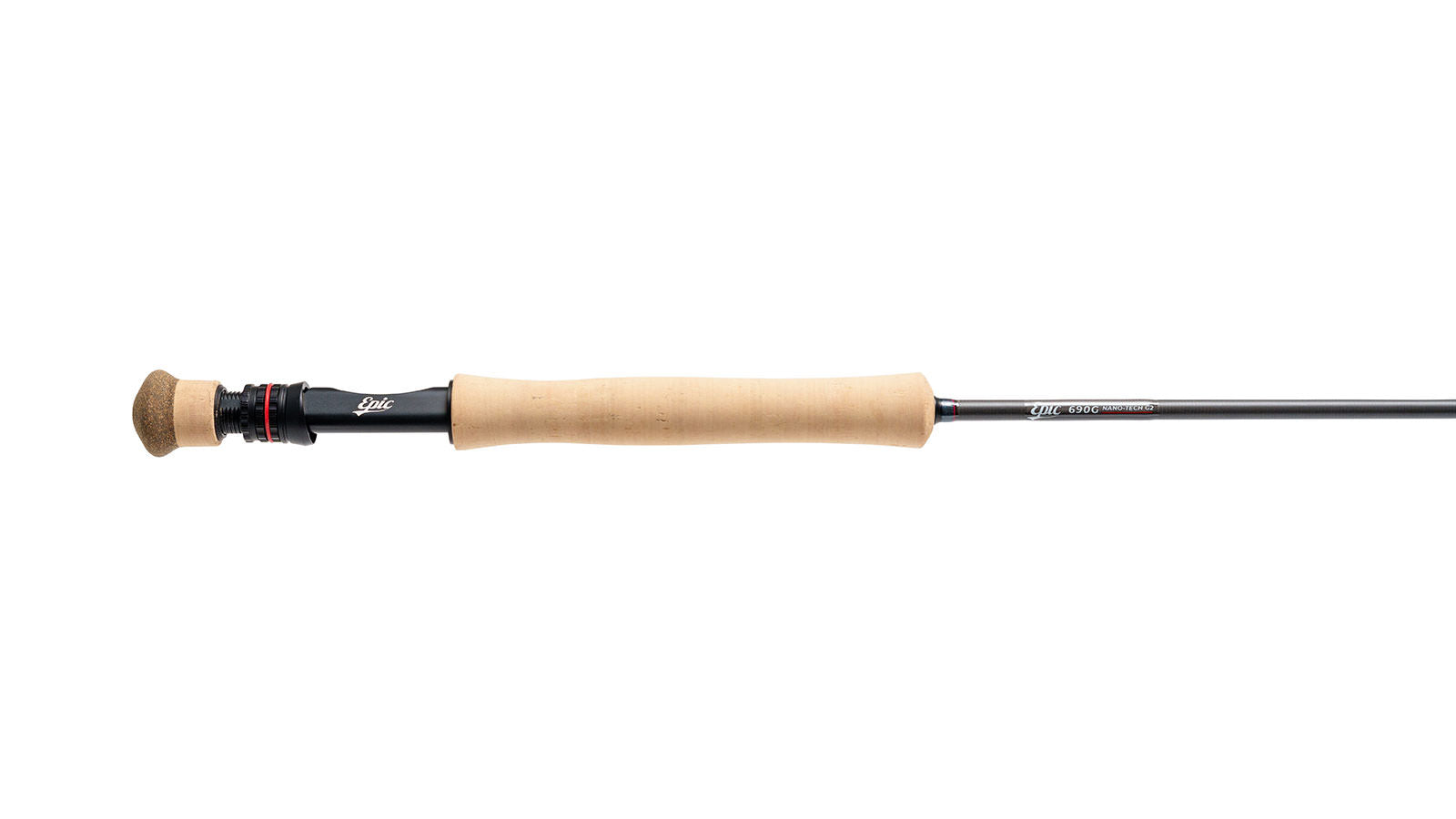 Cork handle on the Epic 690G Carbon Fiber Graphene Fly Rod