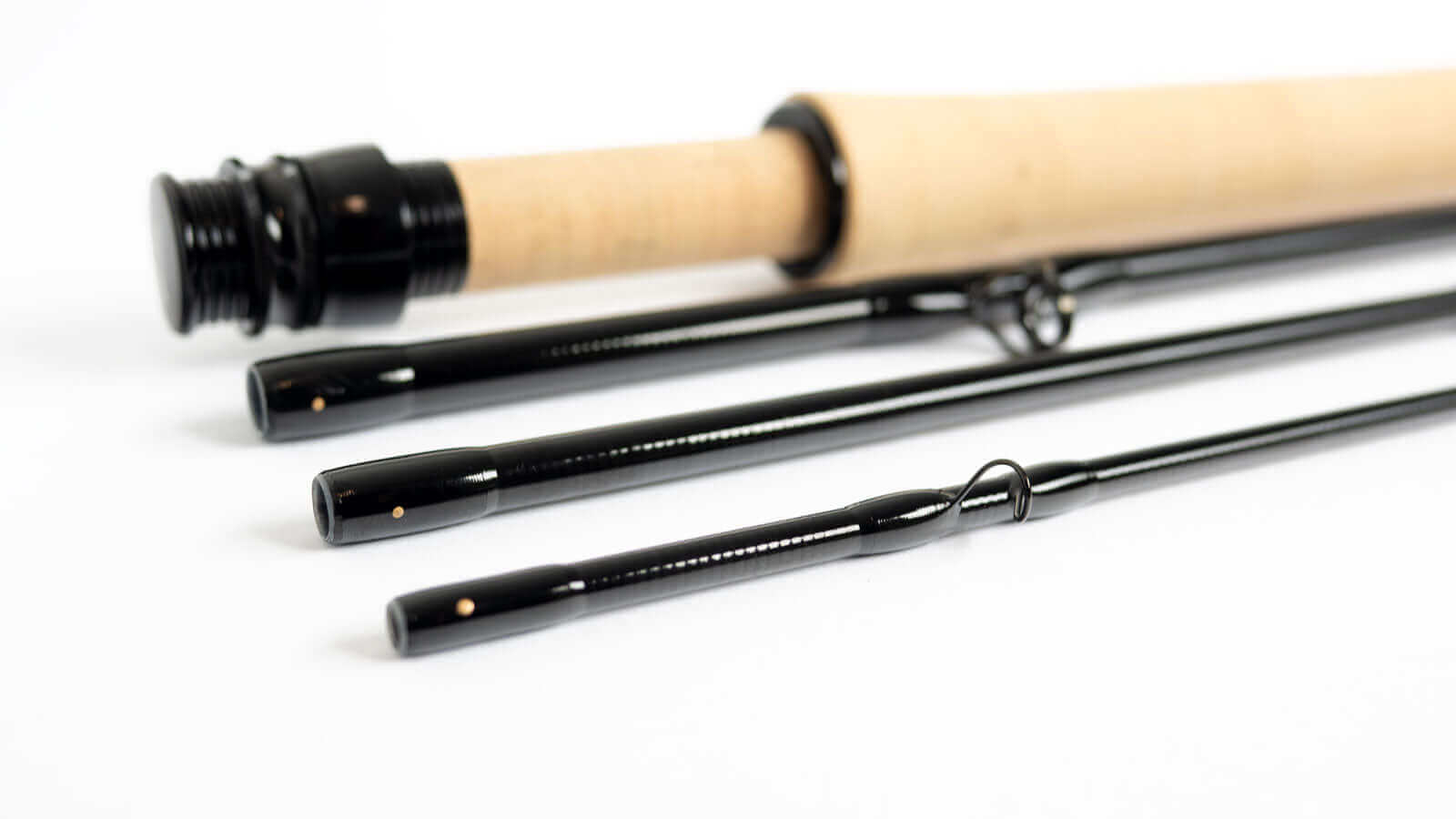 370 fastglass 3 weight fly rod with gold alignment dots