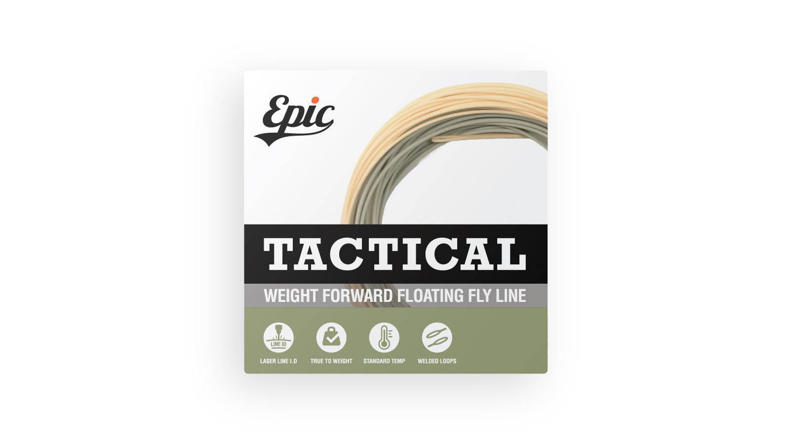 Epic Tactical Freshwater fly line Weight Forward Box