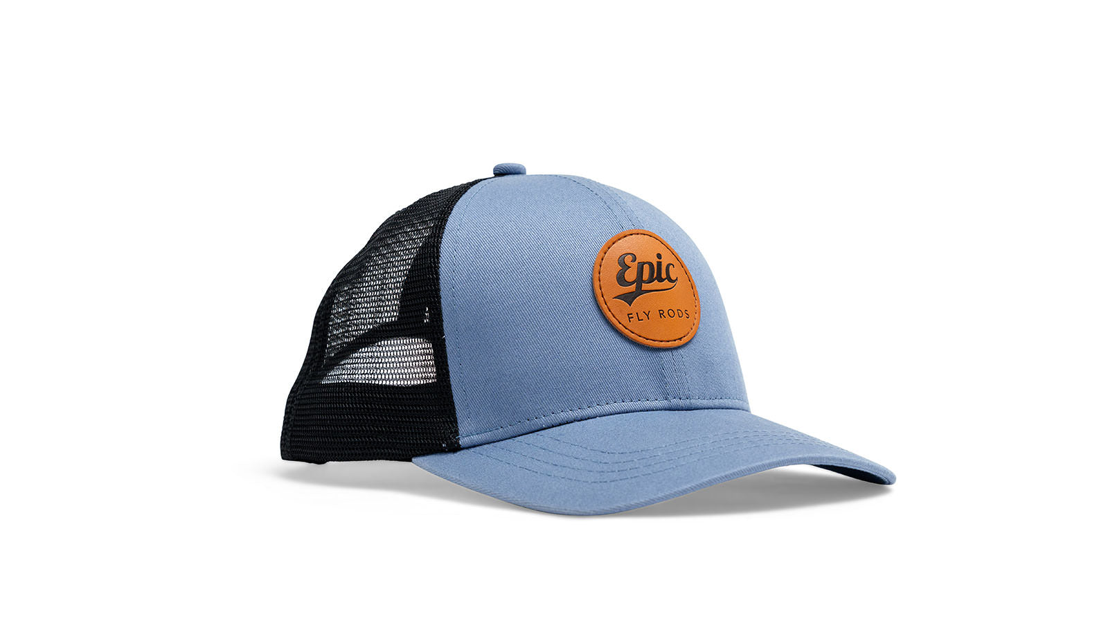 Epic Fly rods snapback cap with leather patch