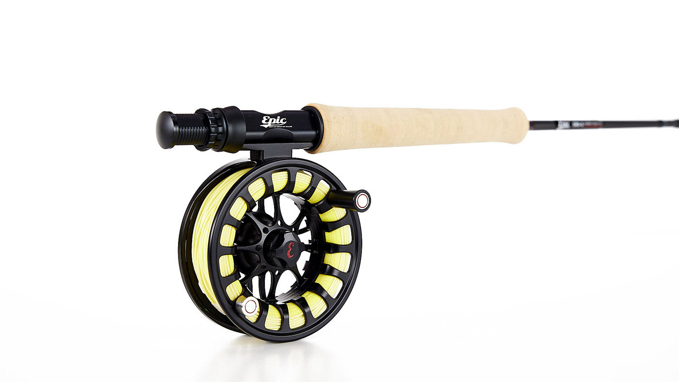 5 wt Epic 586-6G Packlight backpacking fly rod with fly reel