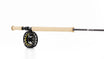 Two handed trout spey rod spey reel and spey line combo