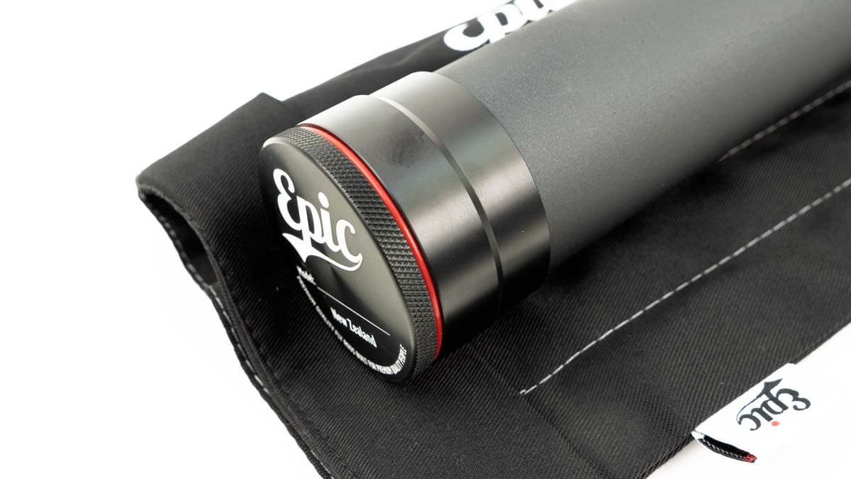 Rod tube cap for Epic 690G Carbon Fiber Graphene Fly Rod