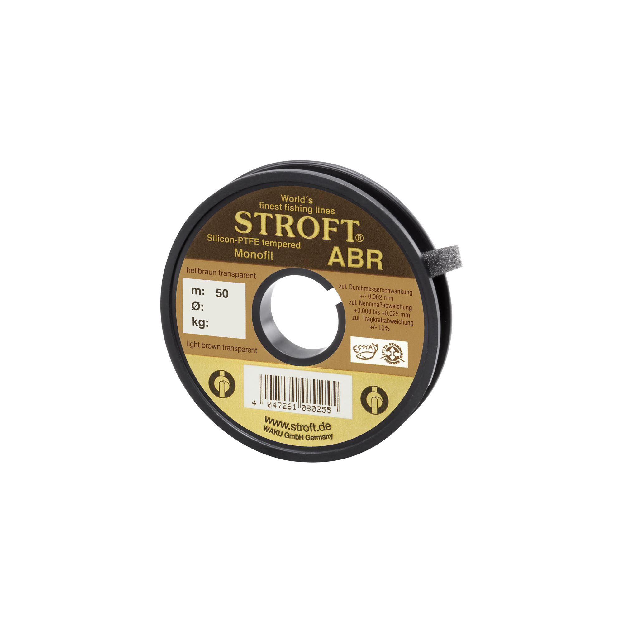 Stroft ABR Tippet | 50 Meter Spools | High-Strength & Controlled-Stretch | Different Variations Available