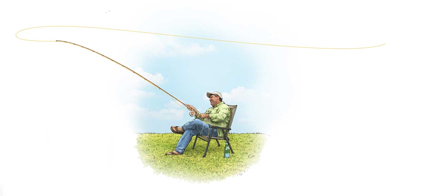 Fly casting tips for fly fishing with a fly rod.