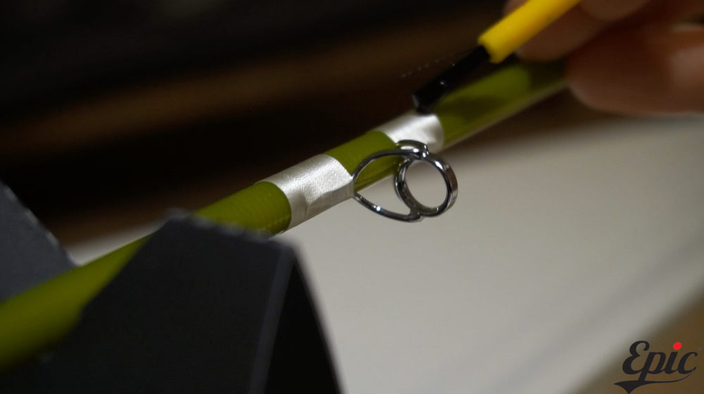 Fly Rod Building Wrapper How To Epoxy Fly Rod Guides - Fly Rod Building