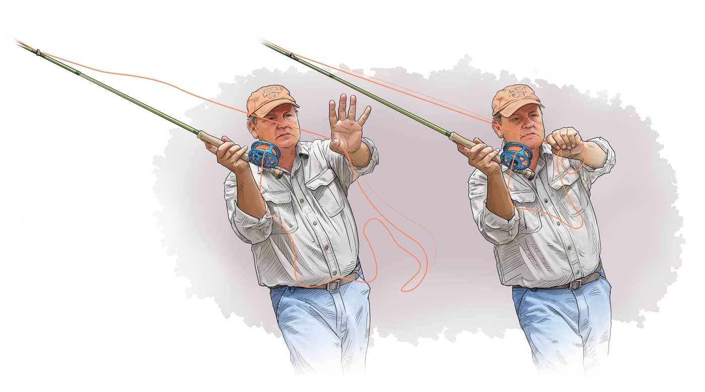 Fly casting tips how to shoot a fly line
