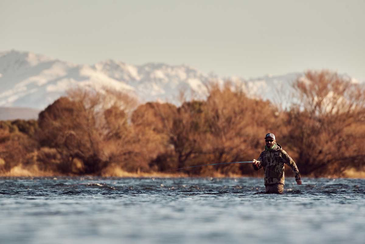 Fly Fishing the Limay Rover with an Epic 8 weight fiberglass fly rod