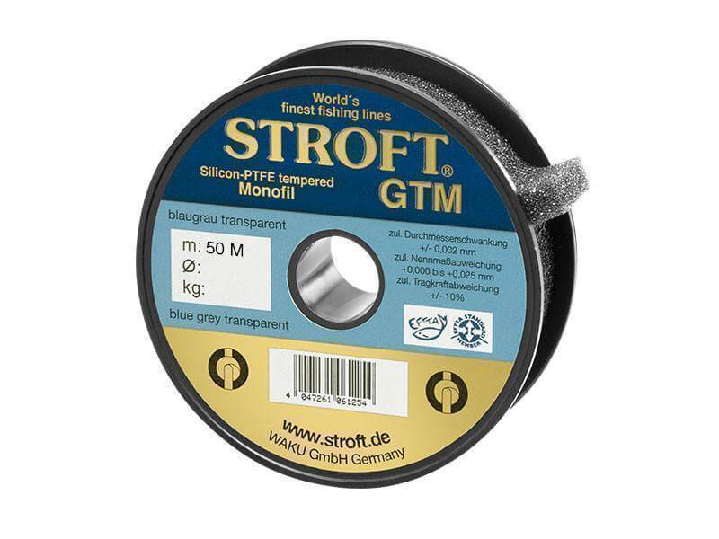 Stroft FC1 Fluorocarbon Tippet Material - 25m Low Visibility, Light Grey, For Fly Fishing & More