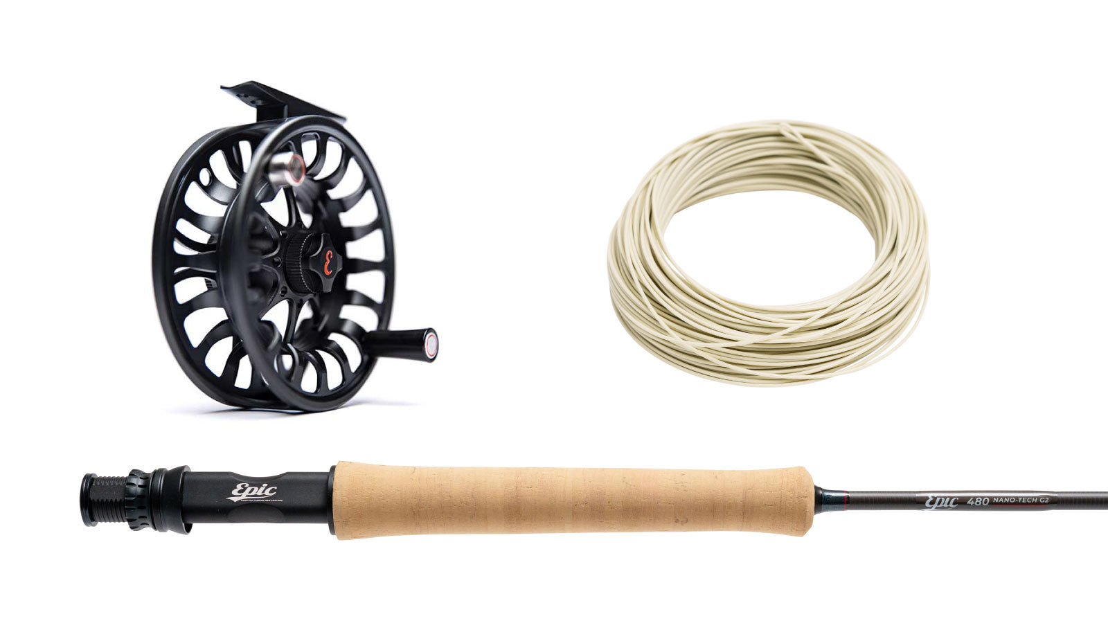 4 weight carbon fly rod, reel and line combo