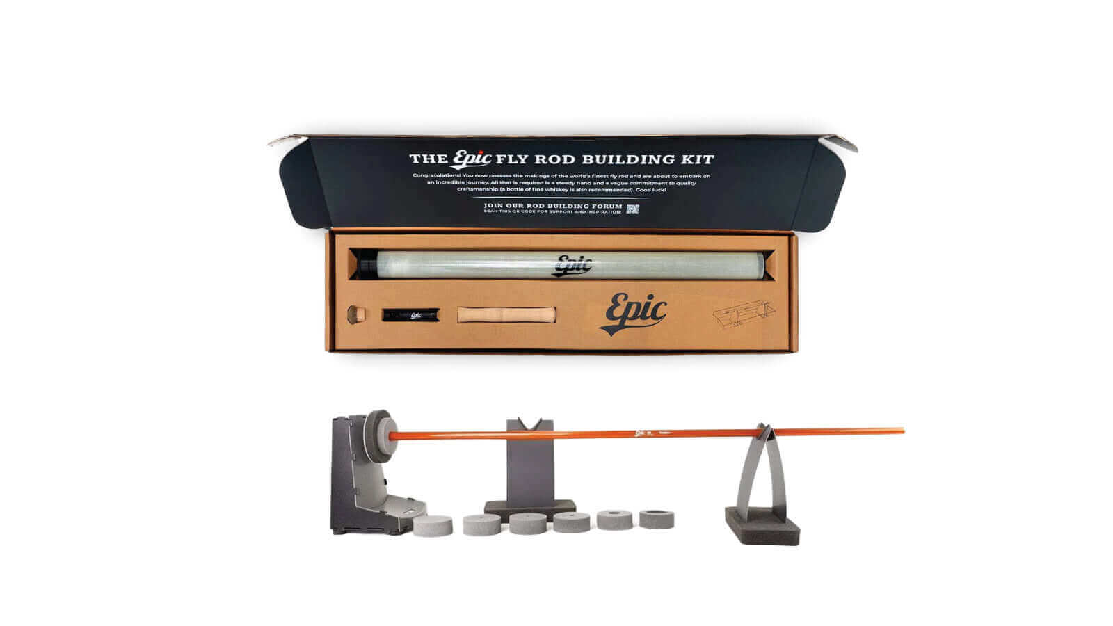 476 4wt FastGlass Fly Rod Building Kit & Turner