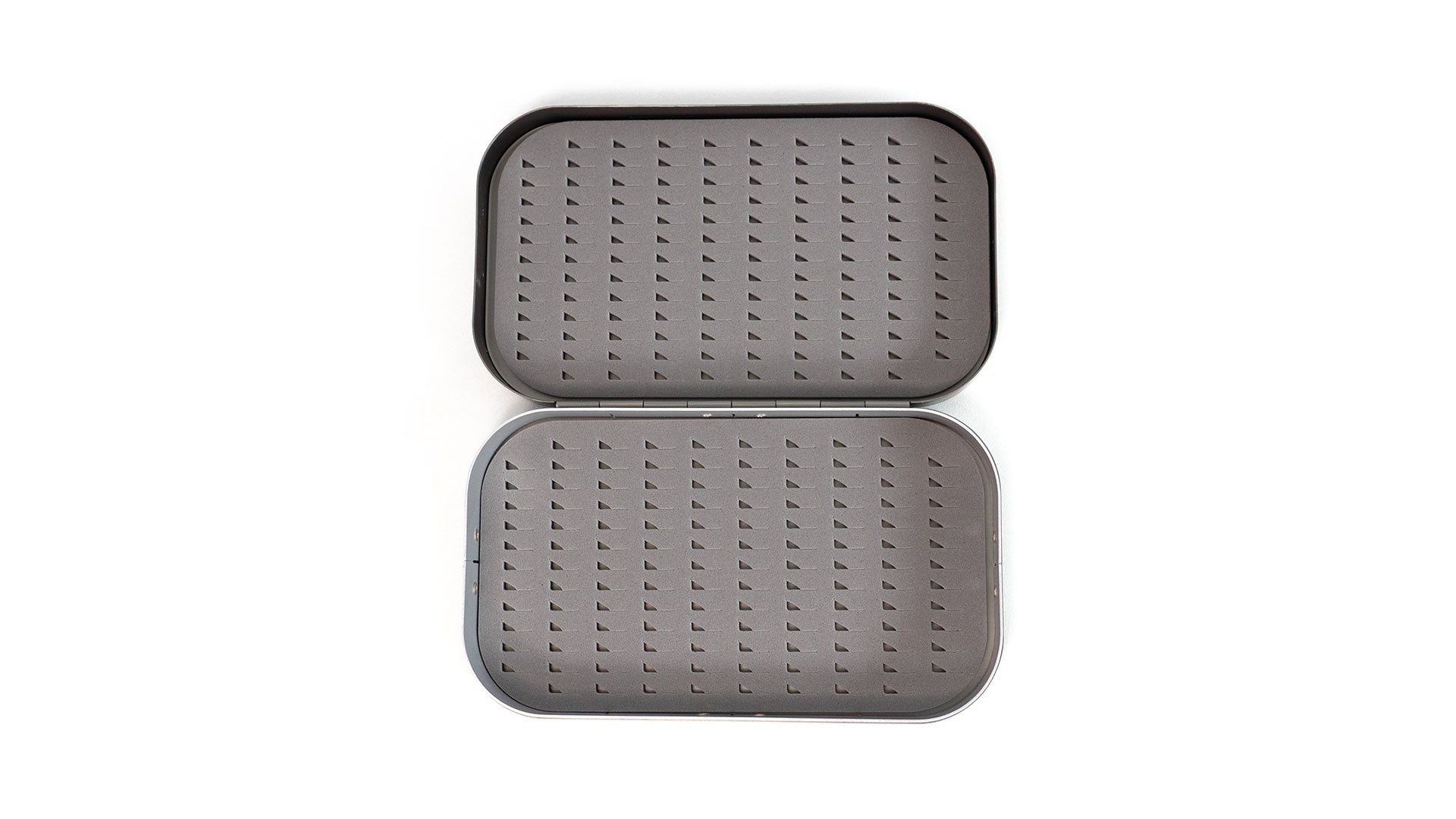 Classic Aluminum Fly Box, Double sided slit foam / Gunmetal