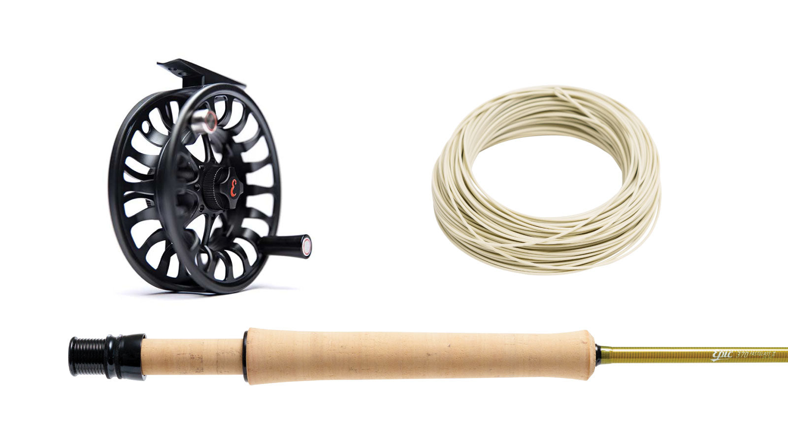 3wt 370 FastGlass Fly Rod Backcountry Fly Reel Combo