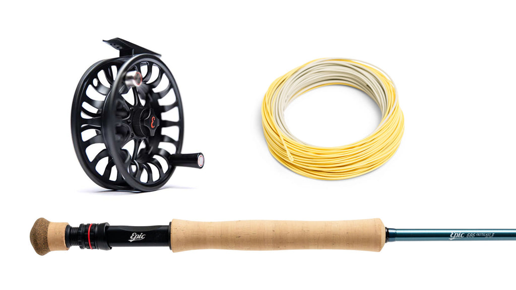 6wt 686 FastGlass Fly Rod Backcountry Fly Reel Combo