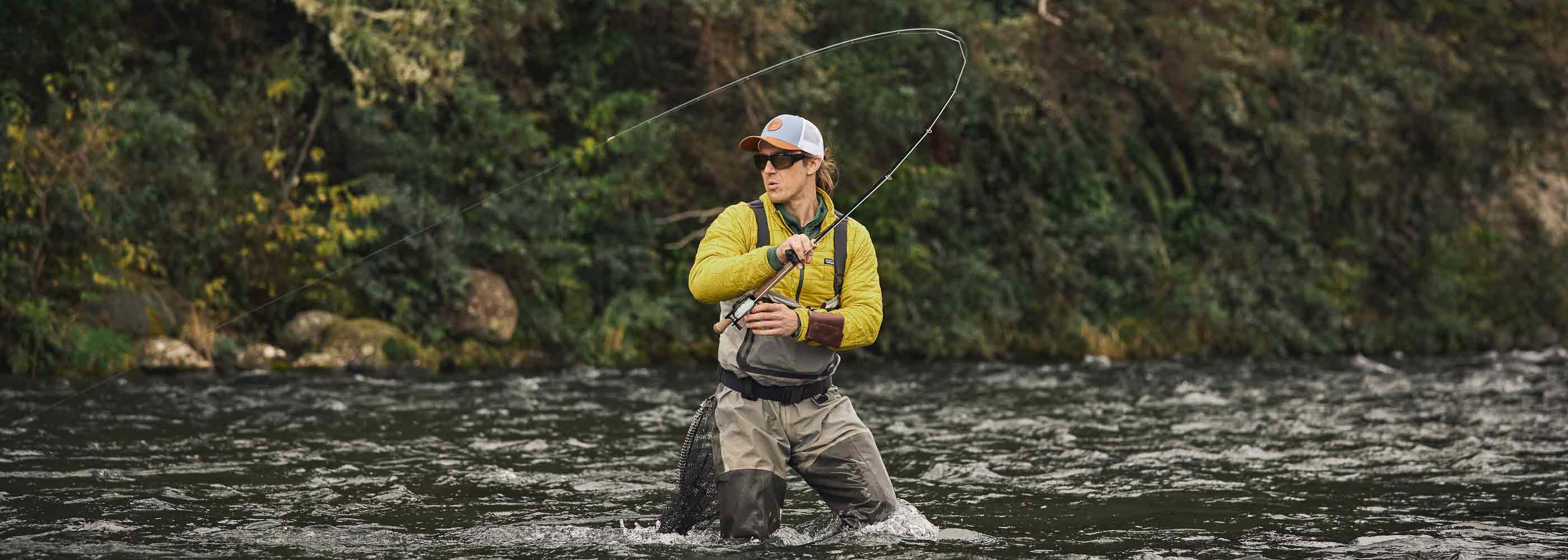 fly fishing rod and reel