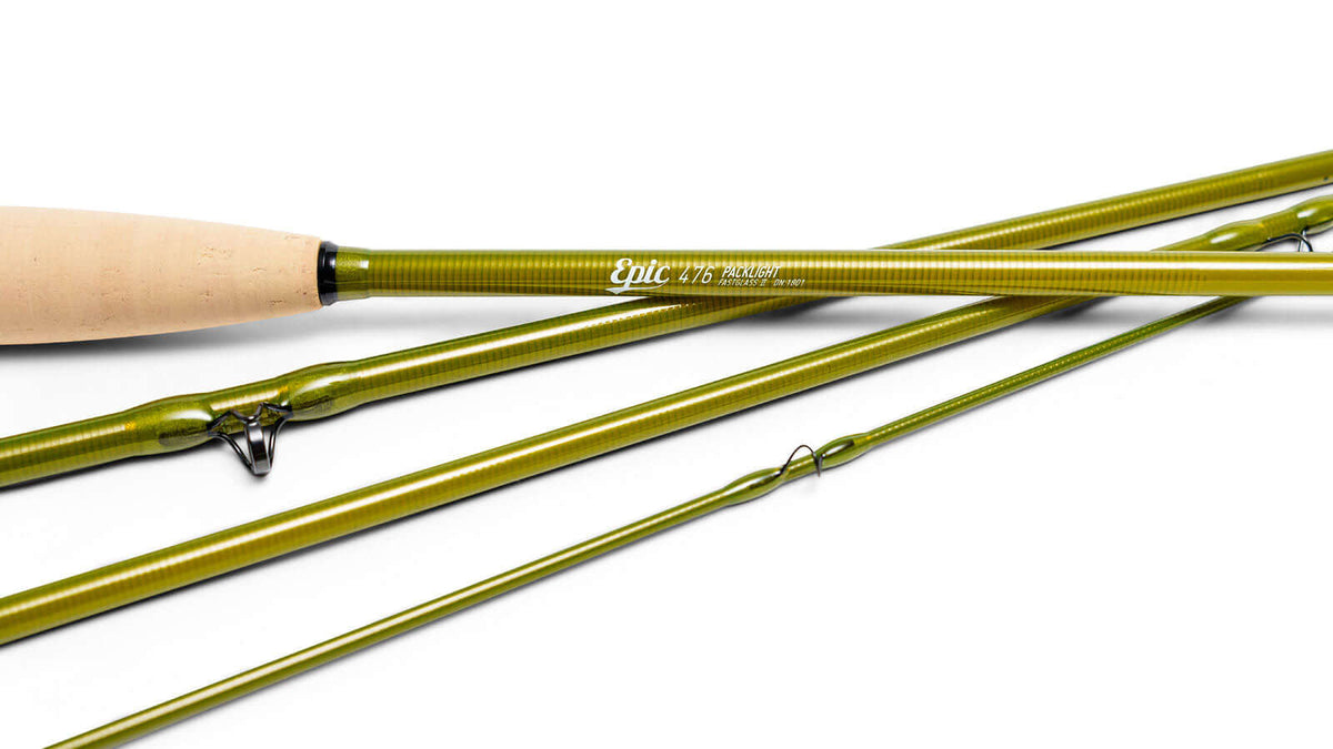 Keuling Fly Rods 4wt Packlight FastGlass Fly Rod & Trutta Fly Reel Combo