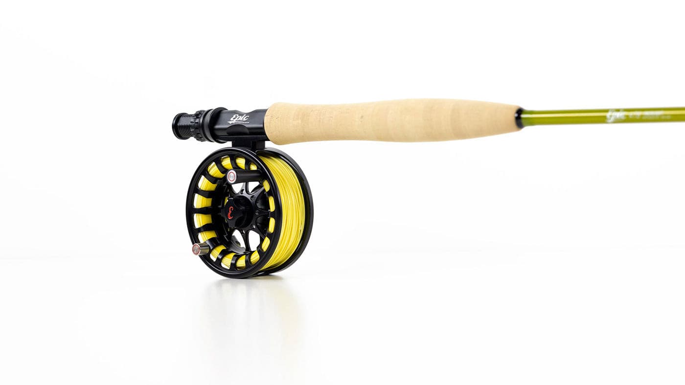 Epic 4wt fiberglass backpacking fly rod and fly reel combo