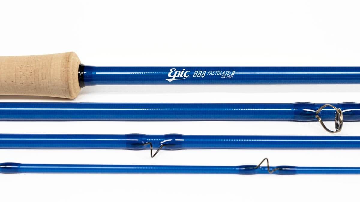 8 weight s2 fiberglass fly rod by Epic