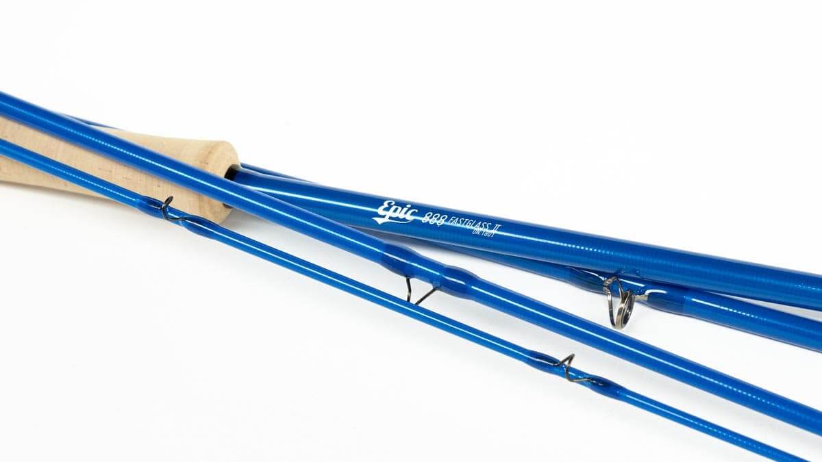 8 weight s2 fiberglass fly rod by Epic