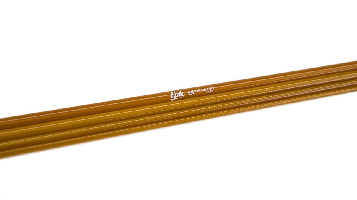 Epic 580 Fiberglass Fly Rod Blank Amber