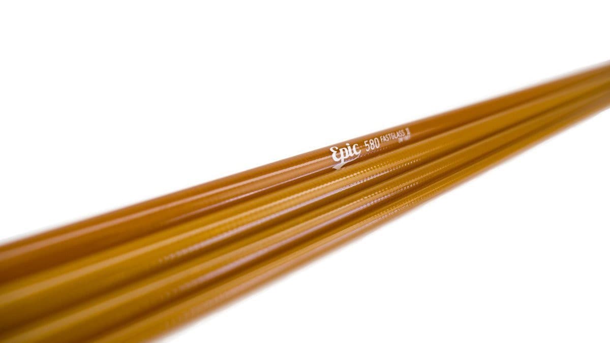 Epic 580 Fiberglass Fly Rod Blank Amber