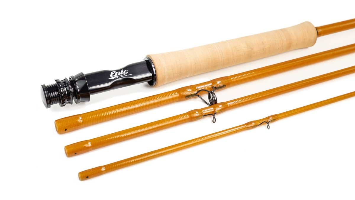 8FT 5WT 3 Sections Fly Rod Transparent Fiberglass Three Colors Fly