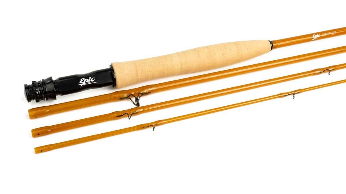 Epic 4wt fiberglass backpacking fly rod and fly reel combo
