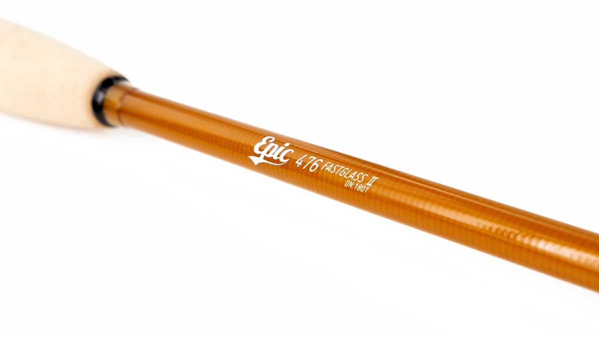 Epic 476 Reference Fly rod 4 weight fiberglass fly rod