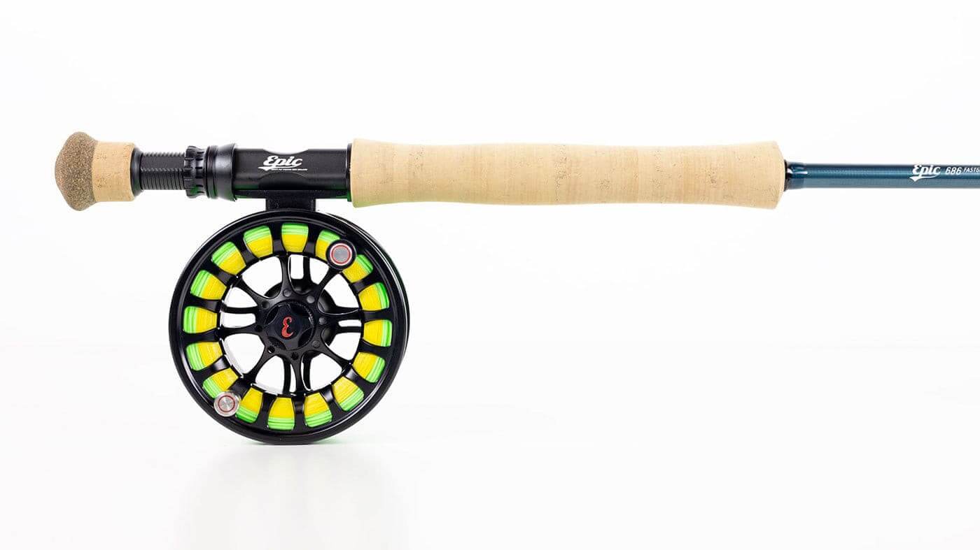 6 wt fiberglass fly rod and fly reel combo Our renowned Epic 686 fly rod, matched with our Backcountry Fly reel, spooled up with our Epic 6wt WF fly line & quality gel spun backing ready to fish!