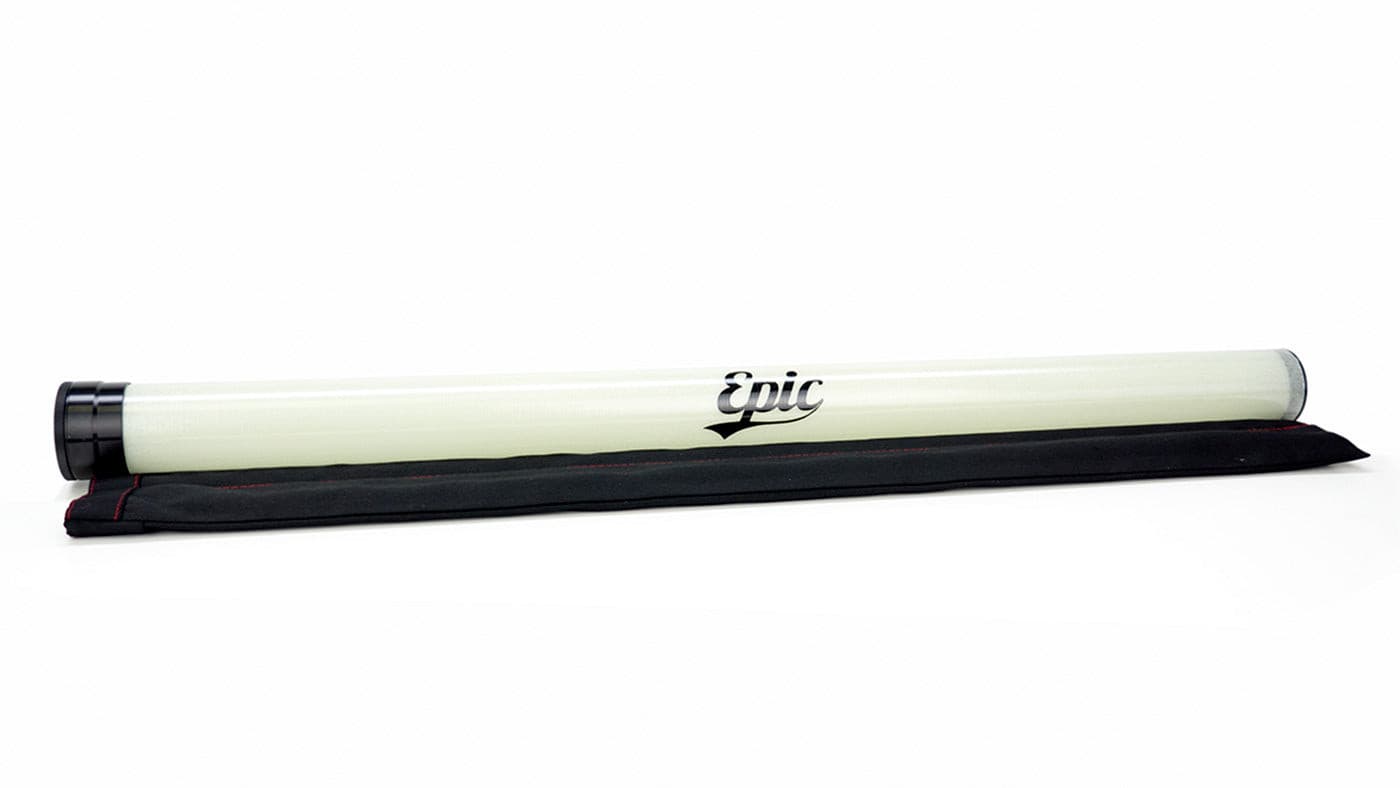 Epic fiberglass fly rod tube