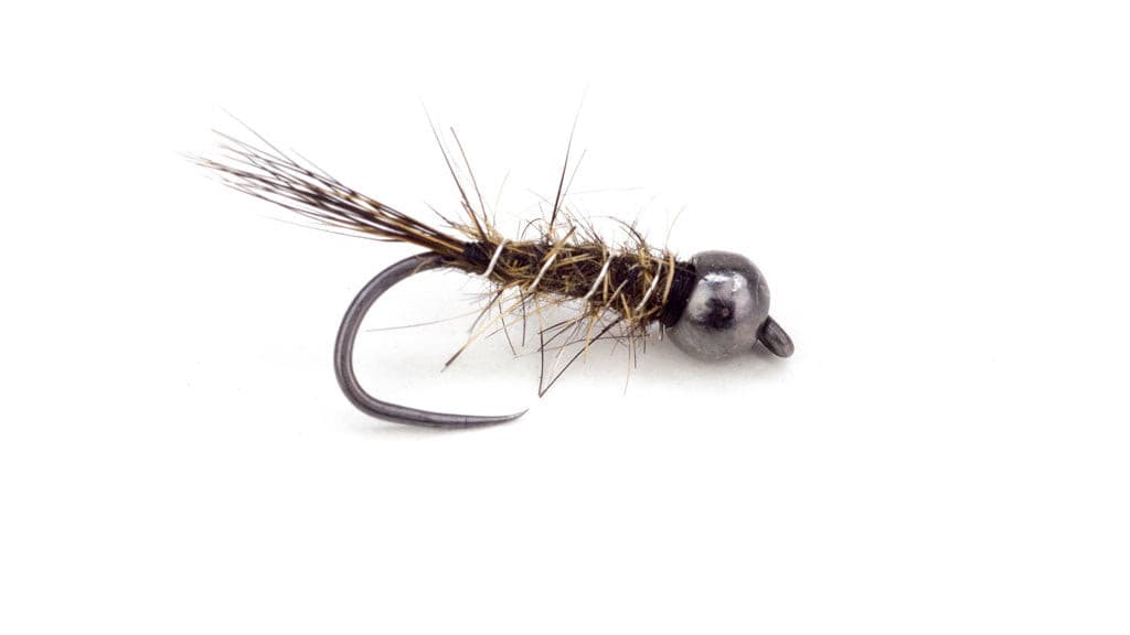 Fly Fishing Flies | Bead Head Hares Ear Nymph | Imitates: Variety of Aquatic Life | Size 14