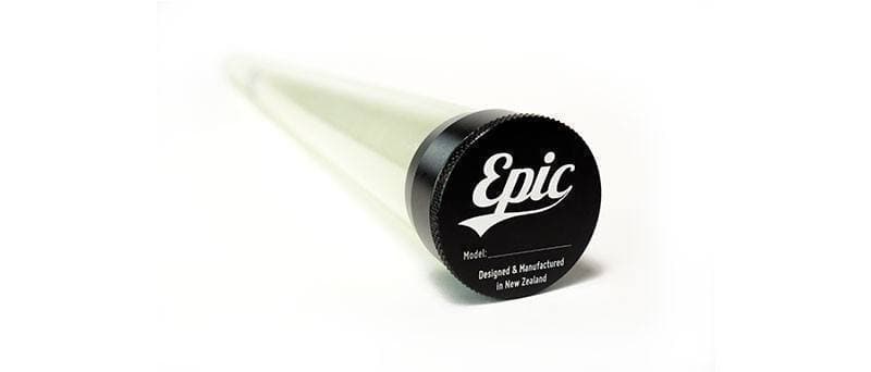 Rod Building Epic Rod Tube - Natural Glass